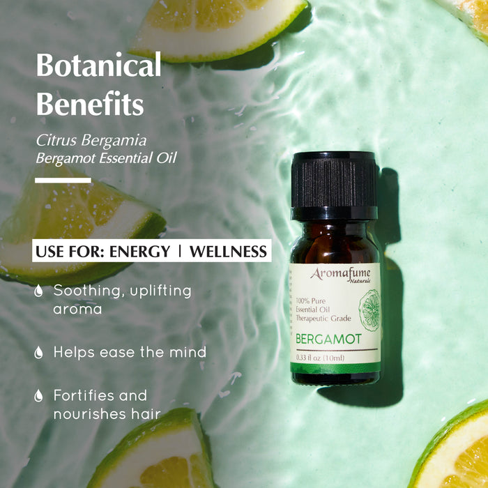 Bergamot Pure Essential Oil & Burner Bundle