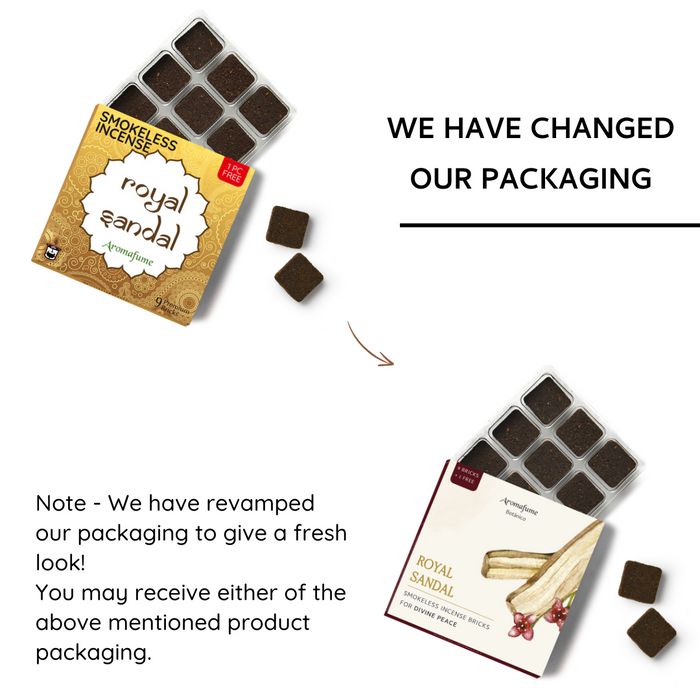 Royal Sandal Incense Bricks - Refill
