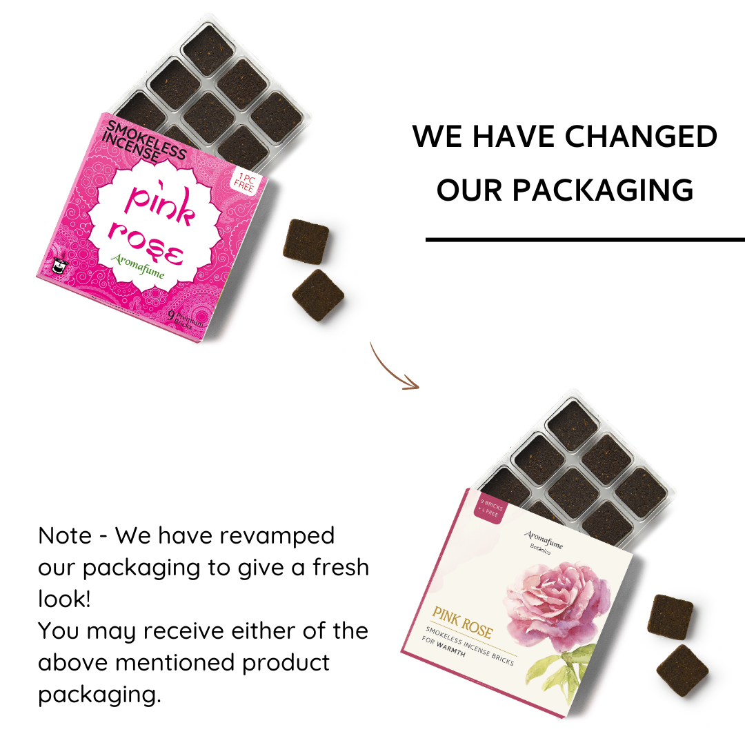 Pink Rose Incense Bricks - Refill