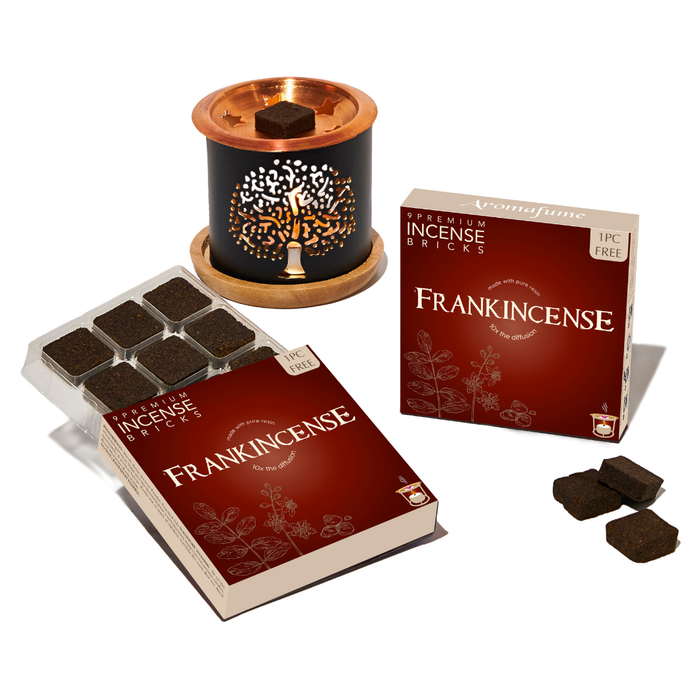 Frankincense (Lobaan) Incense Bricks & Burner Set