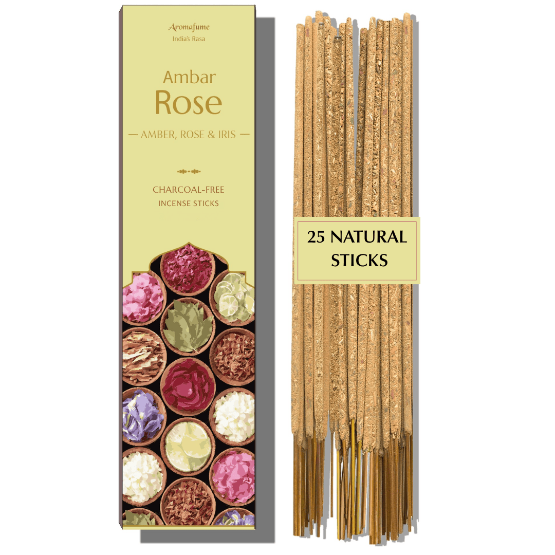 Ambar Rose Luxe Incense Sticks - 25p