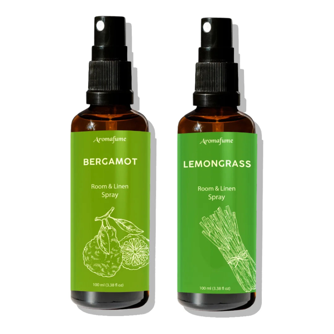 Bergamot & Lemongrass Room & Linen Mist Duo
