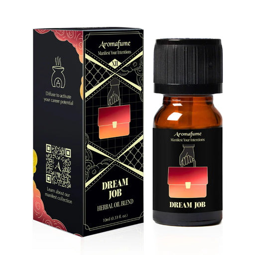 Dream Job Manifestation Oil for home aromatherapy. Diffuse to align with career success and opportunities.