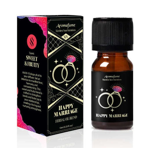 Happy Marriage Manifestation Oil for home aromatherapy. Diffuse to strengthen love, harmony, and connection.