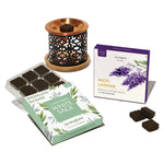Magic Lavender White Sage Smokeless Incense Burner Combo