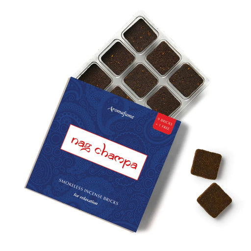 Nag Champa Smokeless Incense Bricks Refill pack. Pair with Aromafume's Incense Bricks Burner