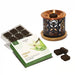 Verbena Lime Smokeless Incense Bricks & Taj Incense Brick Burner Set