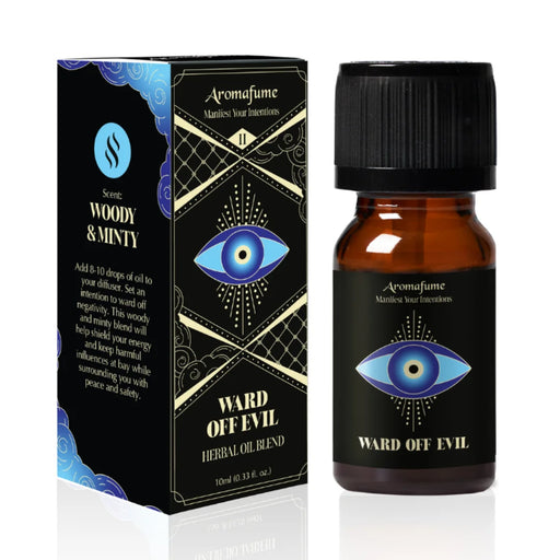 Ward Off Evil Manifestation Oil for home aromatherapy. Diffuse to cleanse energy and enhance spiritual protection.
