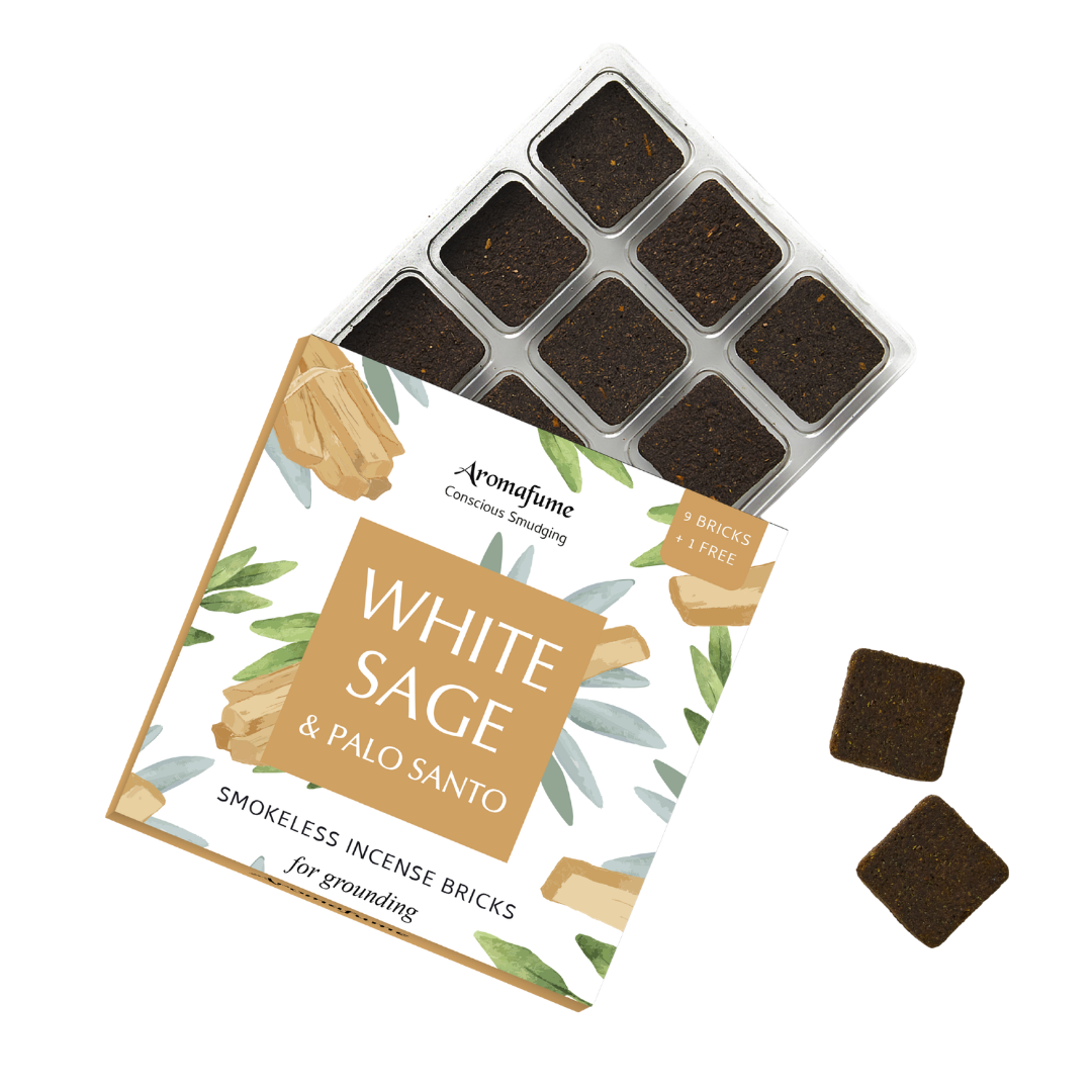 White Sage & Palo Santo Incense Bricks - Refill