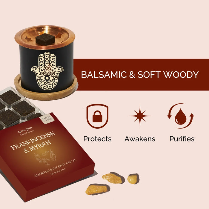 Frankincense & Myrrh Incense Bricks Refill Pack (Single Tray)