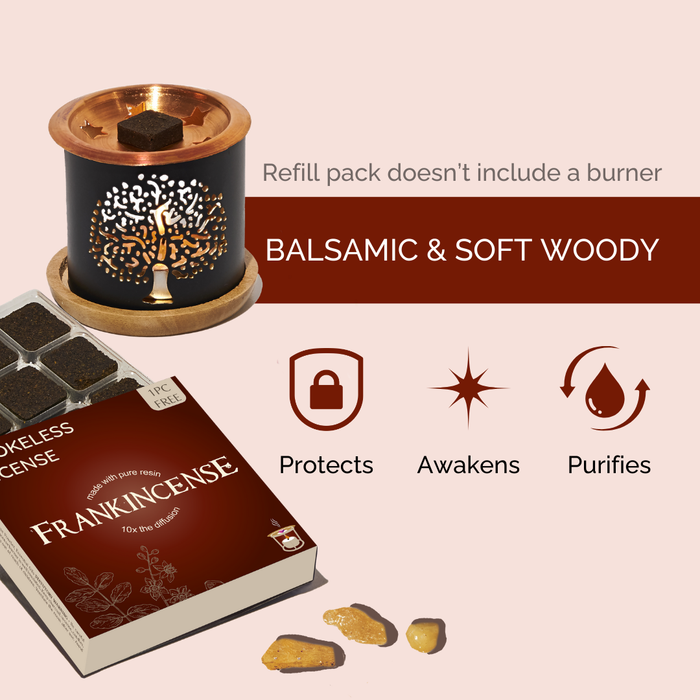 Frankincense Incense Bricks Refill Pack (Single Tray)