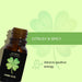 Good Luck Oil with a bright citrusy and spicy fragrance. Uplifting and energizing.