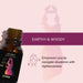 Justice Manifestation Oil with an earthy, woody fragrance. Creates a grounding and balanced atmosphere.