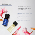 Handcrafted incense and made of Jasmine, Sandalwood, Ylang Ylang, Geranium and more. 
