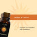 New Beginnings Manifestation Oil with an herbal, earthy fragrance. Creates a grounding and refreshing atmosphere.