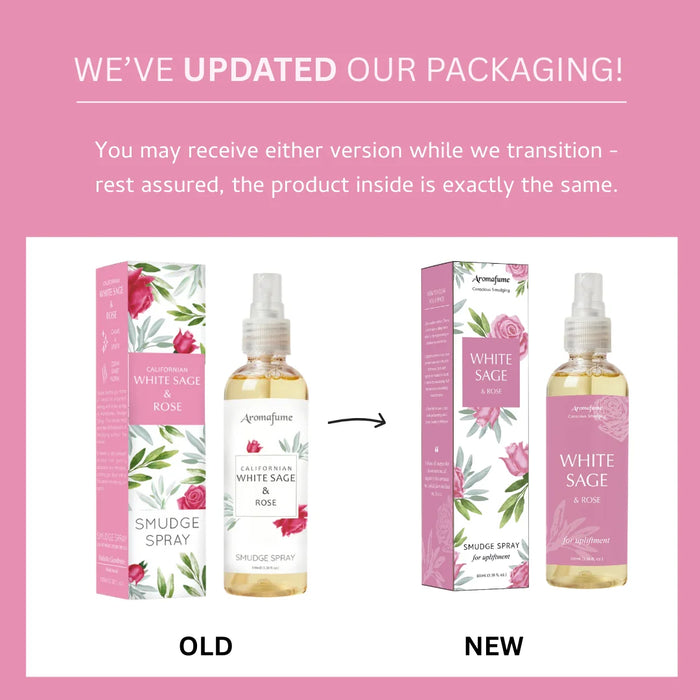White Sage & Rose Smudge Spray