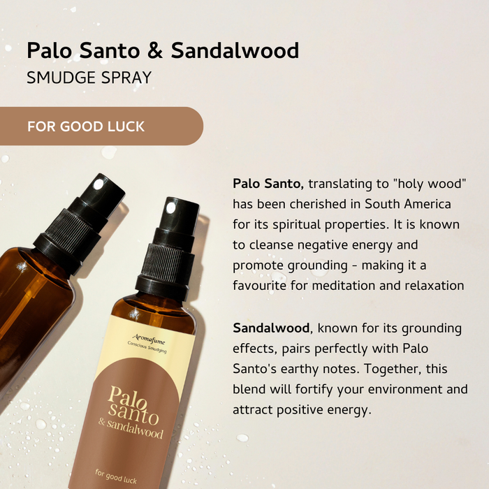 Palo Santo & Sandalwood Smudge Spray