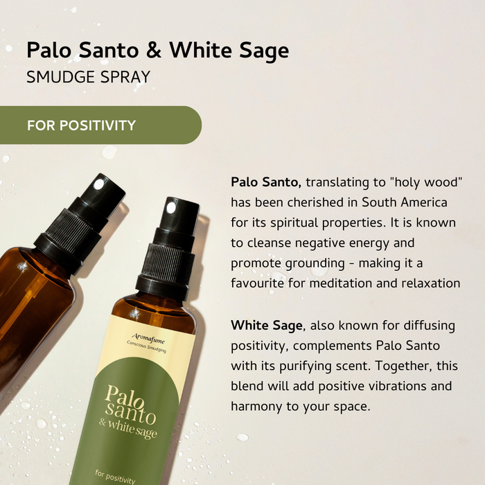 Palo Santo & White Sage Smudge Spray