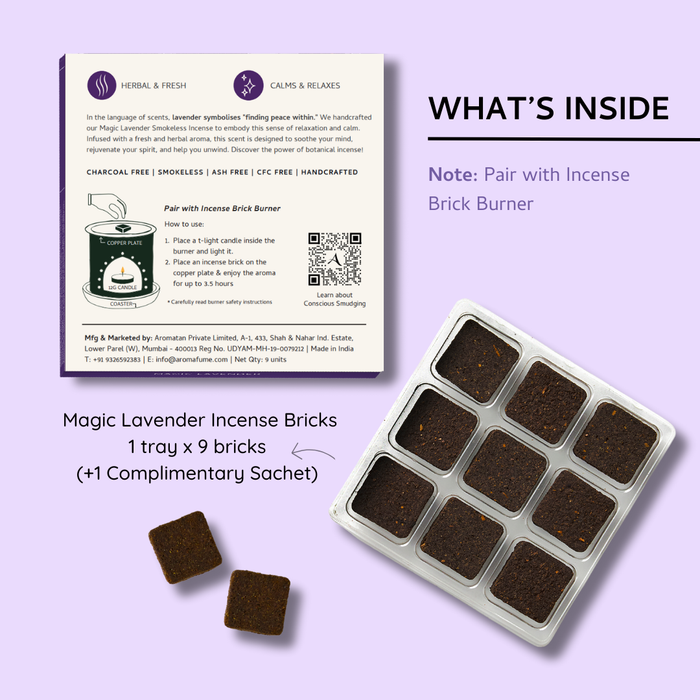 Magic Lavender Incense Bricks - Refill