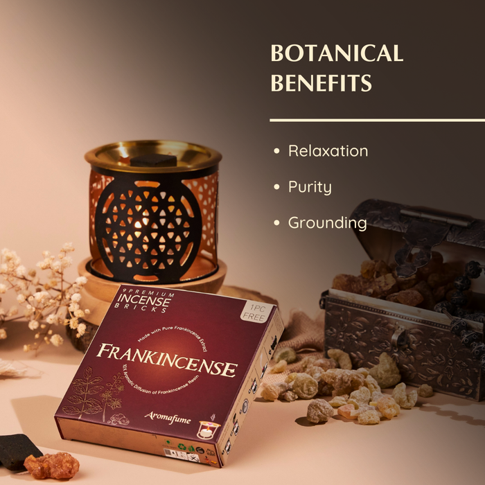 Frankincense (Lobaan) Incense Bricks & Burner Set