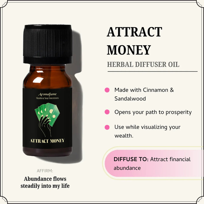 Infused with cinnamon and sandalwood, known for attracting prosperity and financial growth.