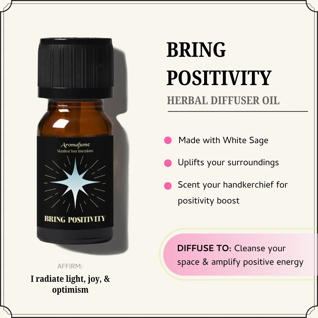 Infused with White Sage to cleanse negativity and manifest uplifting, positive energy.