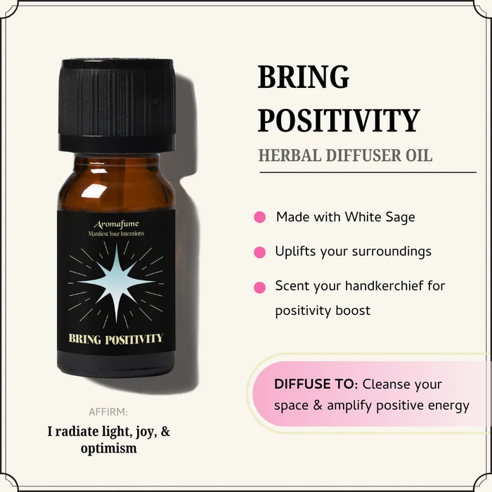 Infused with White Sage to cleanse negativity and manifest uplifting, positive energy.