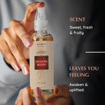 The scent leaves you feeling awakened and uplifted.