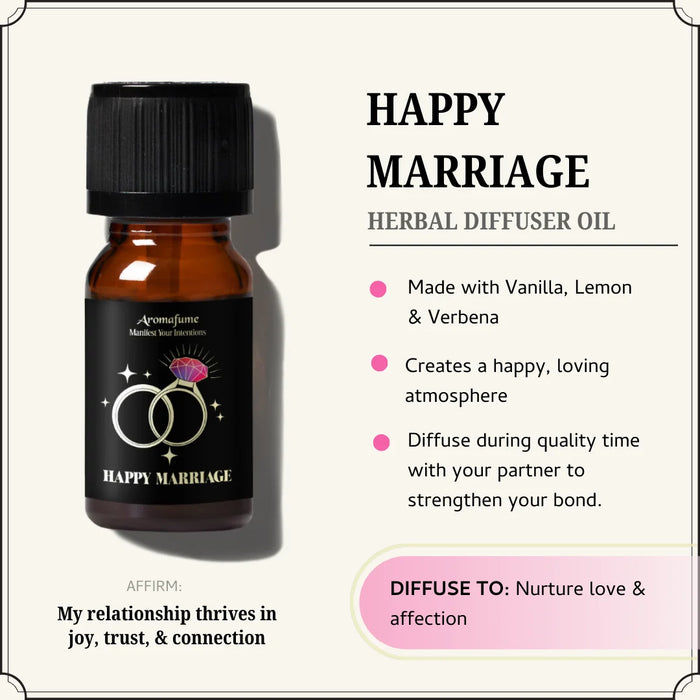 Infused with vanilla, lemon, and verbena, this herbal oil helps manifest deep connection and lifelong harmony.