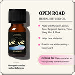Infused with mandarin, lemon, rose, bergamot, musk, and jasmine to support focus, confidence, and forward movement.