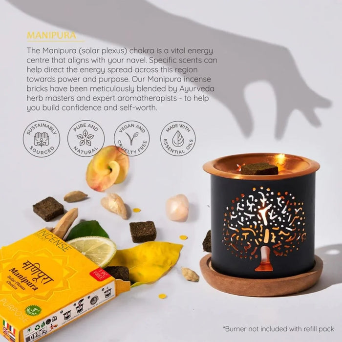 The Solar Plexus Chakra is a vital energy centre that aligns with your navel.