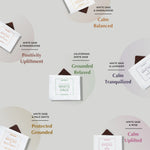 Helps you feel Positive, Calm, Grounded, Relaxed, Balanced