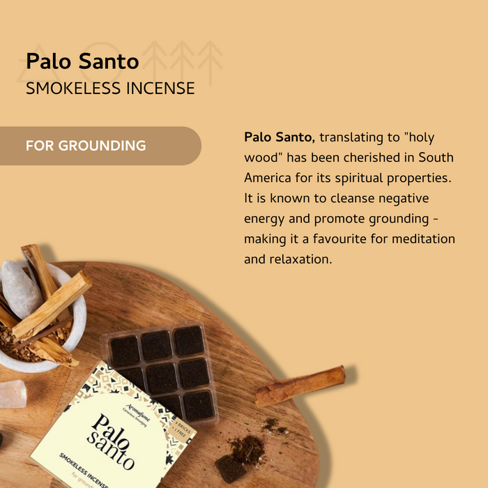 Palo Santo Incense Bricks & Burner Set