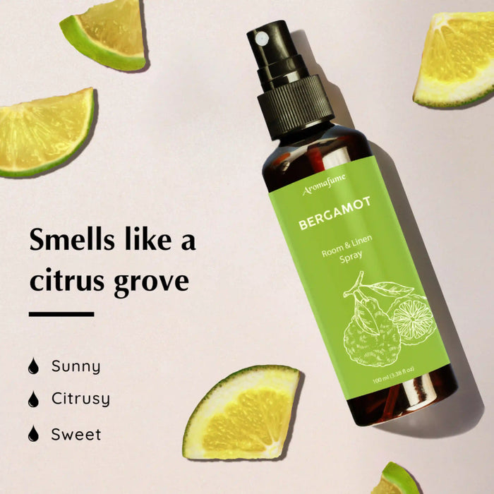 Bergamot Natural Mist smells Citrusy, Sweet, Sunny