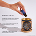 How To Use - 
1. Fill the diffuser of your choice with water.
2. Add 8-10 Drops of essential oil to the water and light it Up.
3. Let aroma diffuse and take deep breath and relax.