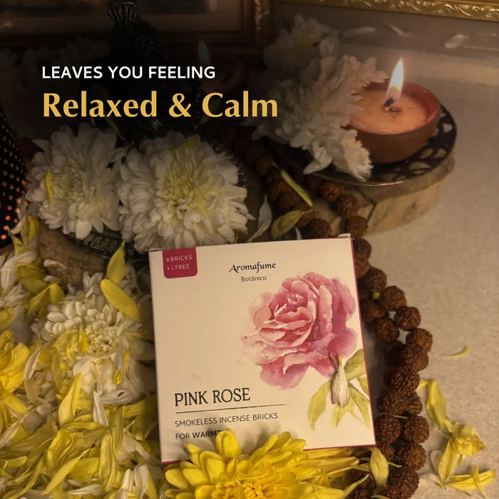 Pink Rose: Leaves you feeling relaxed & calm