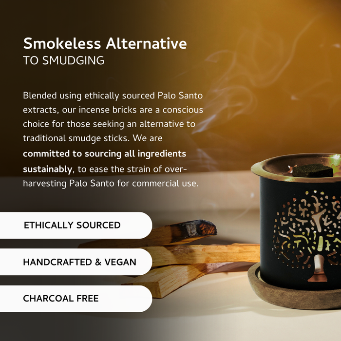 Palo Santo & Sandalwood Incense Bricks - Refill