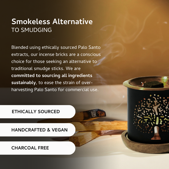 Palo Santo Incense Bricks & Burner Set