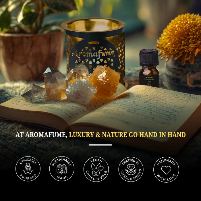 Ethically sourced, cruelty-free, and vegan. Aromafume’s Protection Oil aligns with mindful, intentional living.
