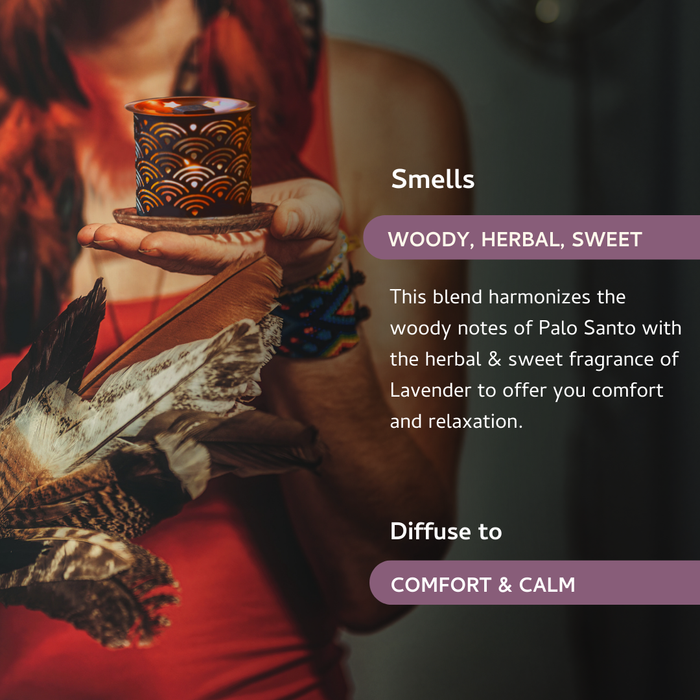 Palo Santo & Lavender Incense Bricks - Refill