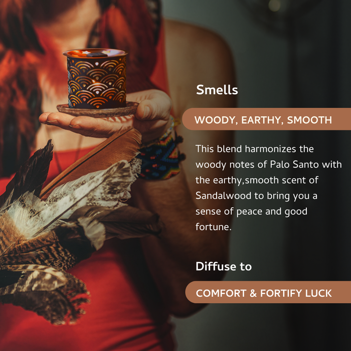 Palo Santo & Sandalwood Incense Bricks - Refill