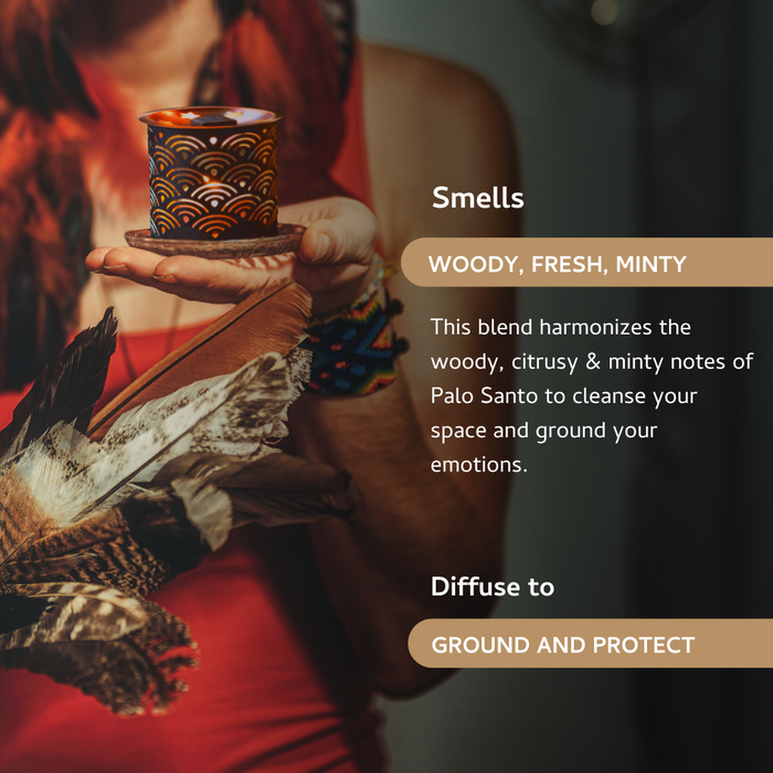 Palo Santo Incense Bricks & Burner Set
