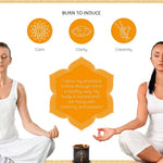 Burn Sacral Chakra incense to induce calm, clarity and creativity.