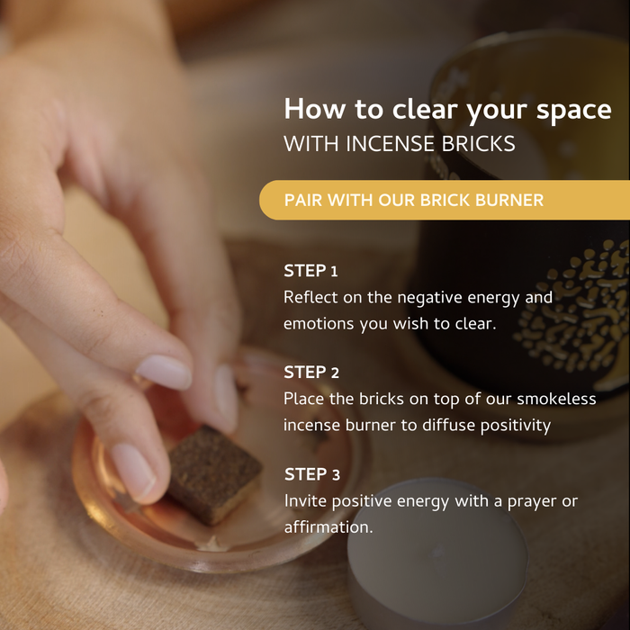 Palo Santo & Copal Incense Bricks - Refill