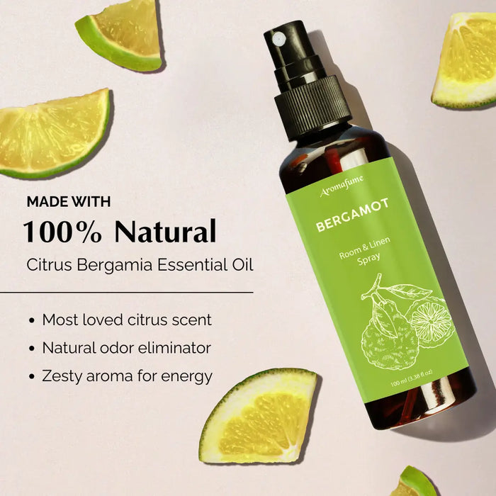 Bergamot & Lemongrass Room & Linen Mist Duo