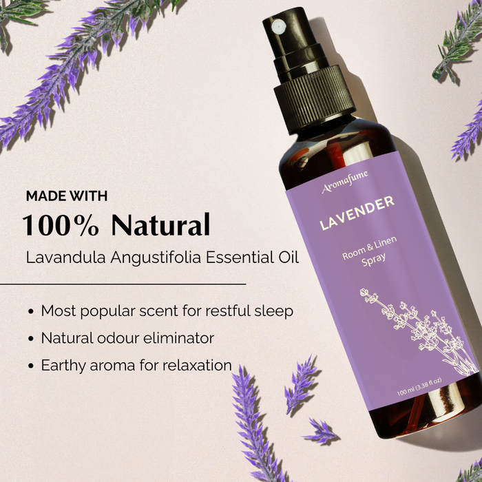 Lavender & Bergamot Room and Linen Natural Mist Duo