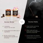Nag Champa smokeless incense is all natural, charcoal free and long lasting and made with 100% natural ingredients