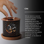 'OM' is a sacred sound and symbol closely linked to spiritual awakening. 