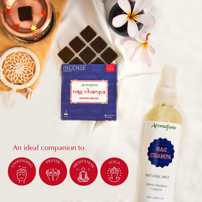 Nag Champa is an ideal companion for meditation, relaxation, prayer