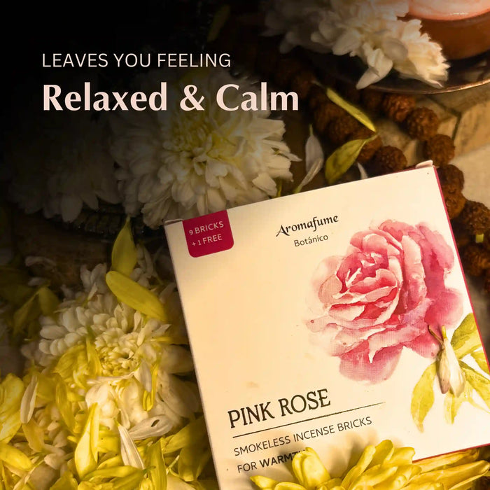 Temple Flowers - Smokeless Incense & Om Burner Combo